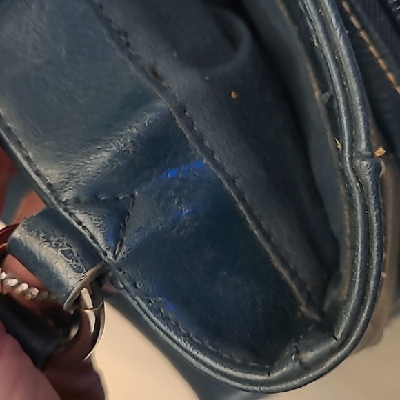 ROSETTI Blue Faux Leather Pocketbook with Matching Wallet/Card Holder Pocketbook - Picture 9 of 17